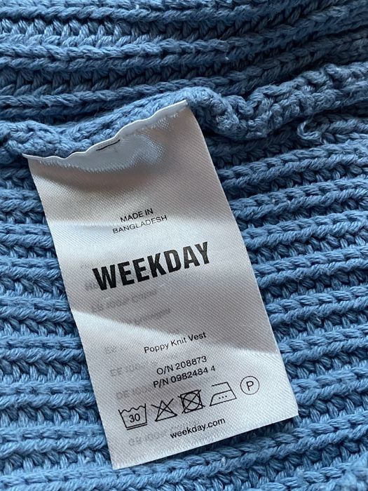 Weekday Damska Kamizelka Bawełna Gradient M