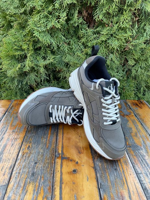 Мужские кроссовки calvin klein (ck men's sneakers olive) 9us (42eu)