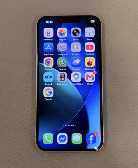 Biały IPhone 13 128GB - Nowe szkło, NOWA BATERIA!