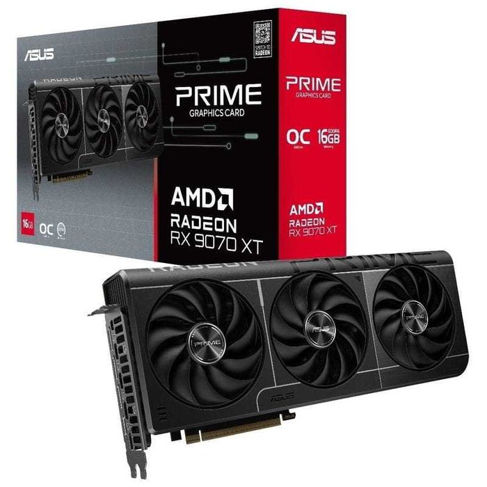 Відеокарта AMD Radeon RX 9070 XT 16GB GDDR6 Prime OC Asus.