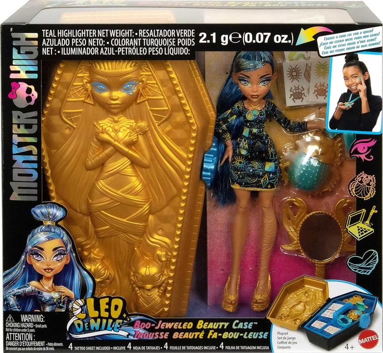 Лялька Монстер Хай Клео Де Ніл Монстро-класика Нова ніч Monster High Cleo De Nile Doll in Crop Top G3 Refresh JHK32 Mattel Оригінал