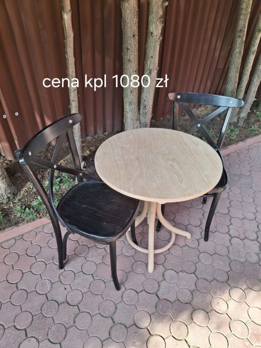 Stół okrągły prl