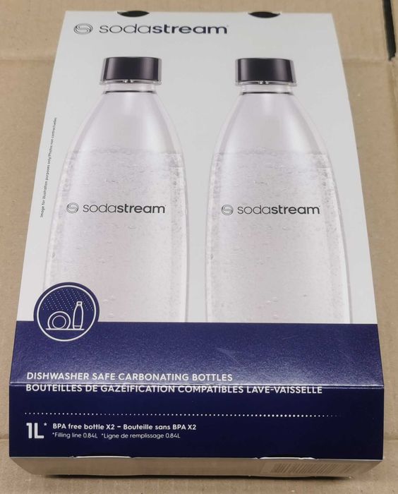 2x Butelka Butelki do SodaStream 1L dwupak