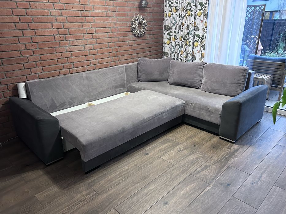 Sofa narożnik z funkcja spania