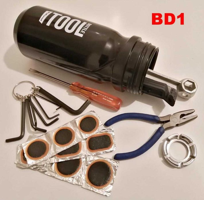 Bidão p/ ferramenta de bicicleta, suporte de bidão