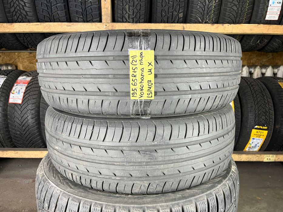 LS1407 Літні шини 195/65r15 Yokohama BluEarth-Es ES32 пара резина р15