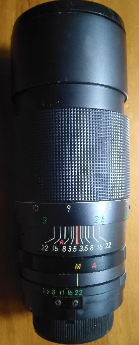 Objetiva Auto-Marexar no. 266748E f=200mm de 1:1.5