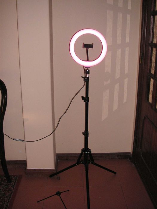 Ring Light ( Aro de Luz ) 26cm, Comando, Tripé