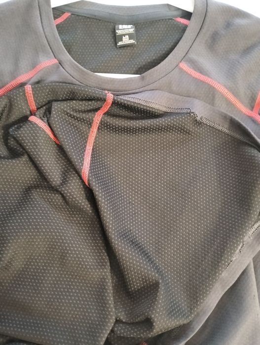 Helly Hansen, piękna szara koszulka funkcyjna, r. L