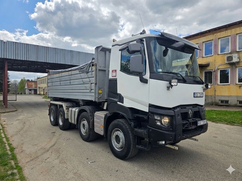 Renault K430 wywrotka hydroburta 8x4 niski przebieg