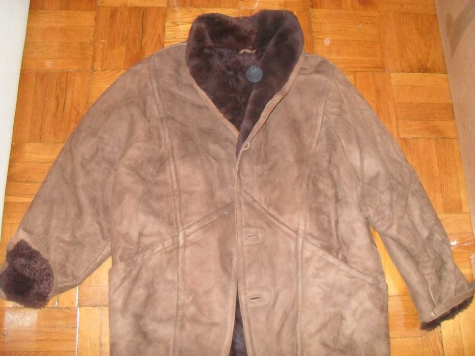 Дублёнка натуральная мужская , размер 54