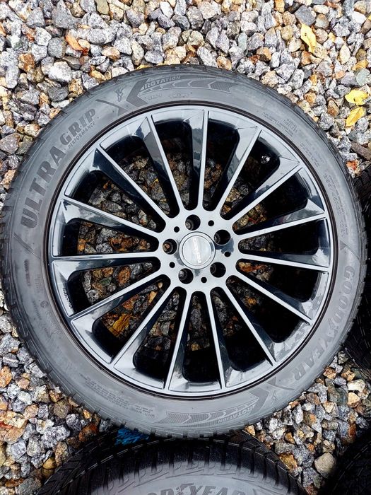 Диски Carmani R 20 5x112 ET 23 резина гума  Goodyear 265/45/20