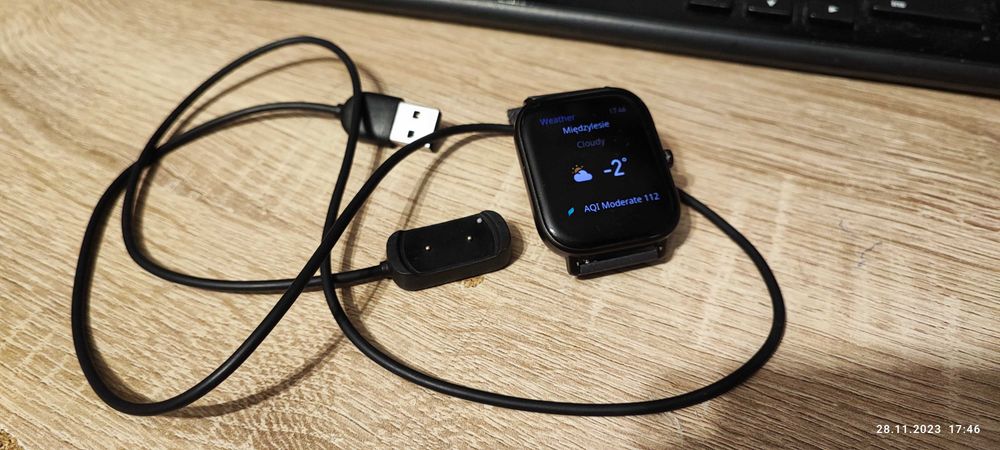 Smartwatch Amazfit GTS czarny