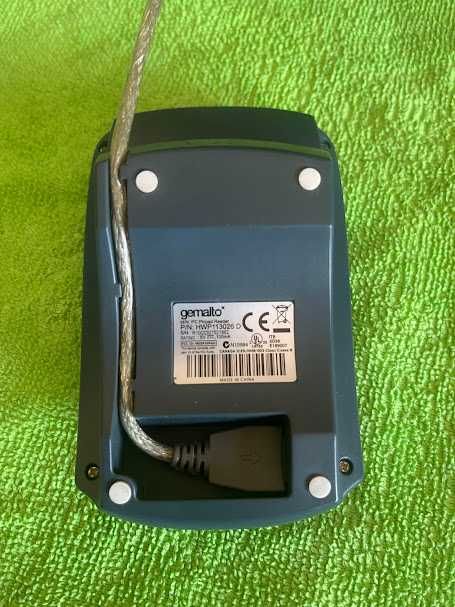 Leitor de Cartões Smart Card Gemalto PC Pinpad Reader HWP113026 D (USB)