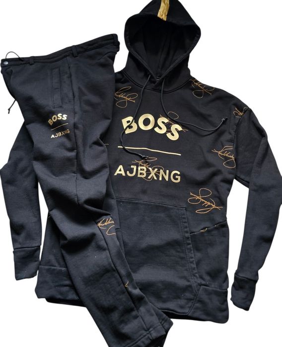 Hugo Boss x Anthony Joshua nowy komplet dresowy męski r. S/M
