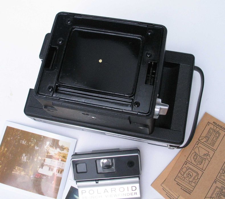 Aparat otworkowy Polaroid instant pinhole + hangrip i film Polapan 664