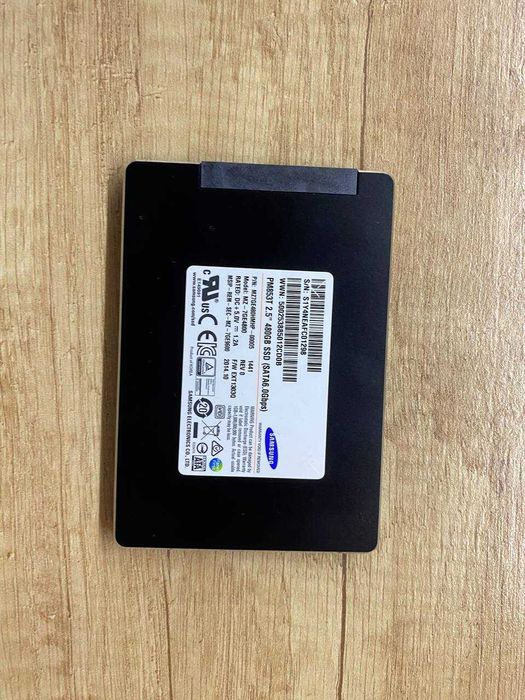 Швидкий SSD Samsung PM853T 480Gb SATA 2.5