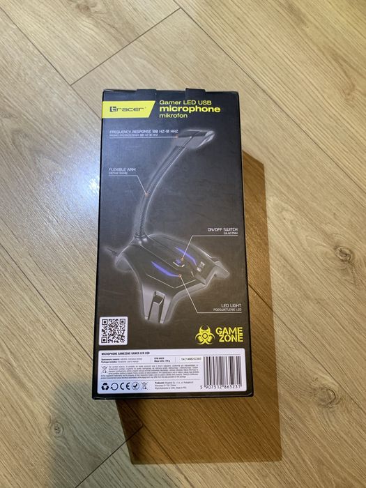 Mikrofon Tracer Gamer LED USB