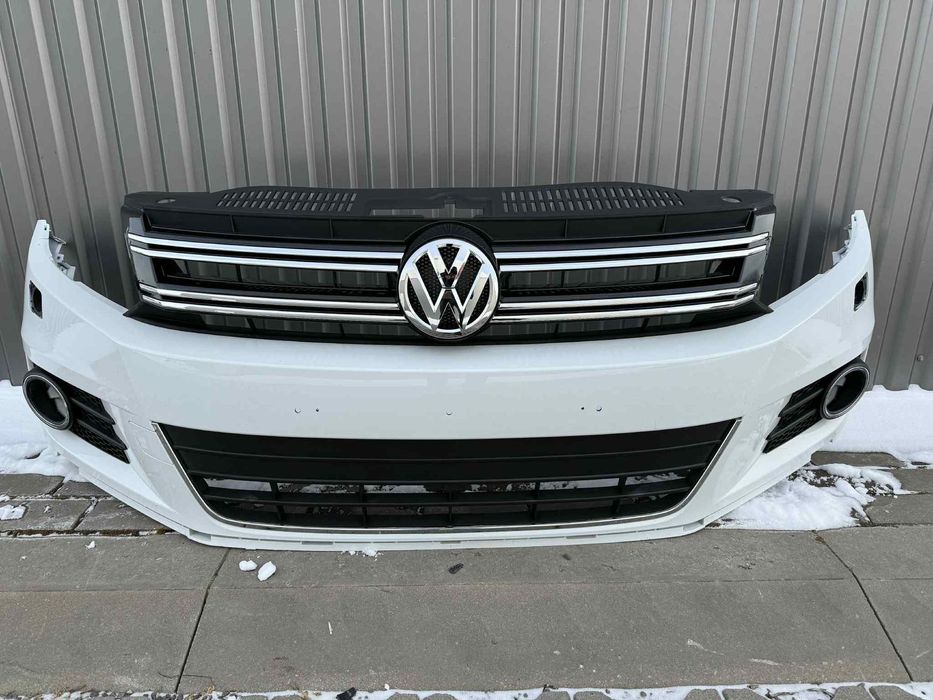VW Tiguan I FL Lift 5N R-Line Zderzak przód przedni Pod Xenon 2011-15r LB9A