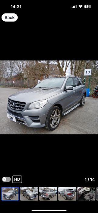Mercedes W166 ML GLE 2.2 CDI om 651 шрот розборка запчастини