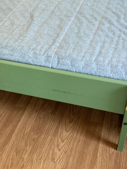 Cama de Madeira Maciça para Criança (Extensível até 200 cm)