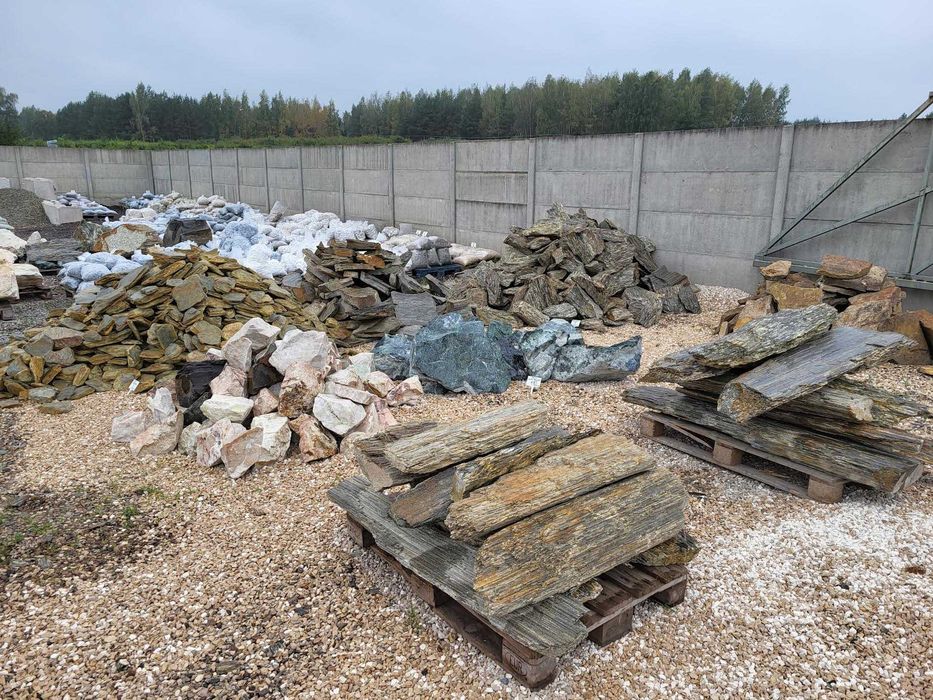 Łupek Moon Stone 200 Duże bryły głazy szpilki Kamienie ogrodowe