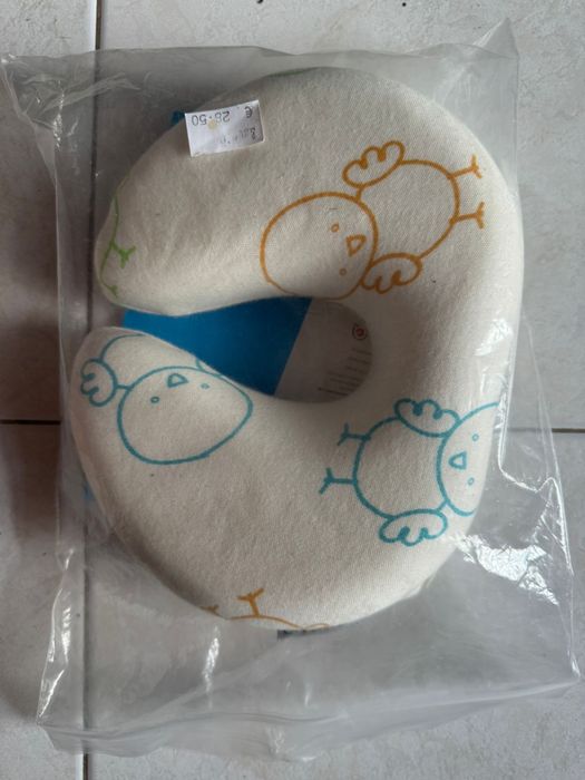 Almofada apoio cervical para bebe