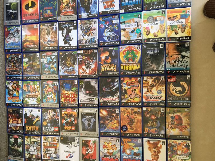 PS2 Fat Console + PS2 Slim + 89 Games64584258544899124