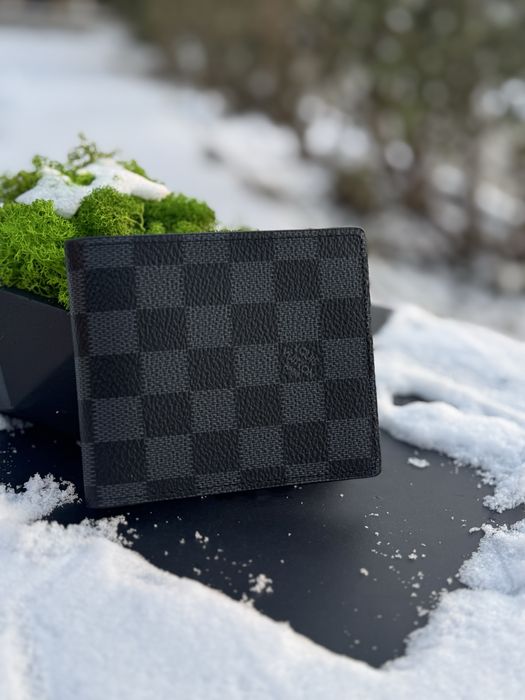 .Гаманець Louis Vuitton чоловічий мужской кошелек Луи Витон черный Лв