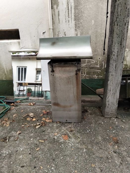 Chaminé em inox forte