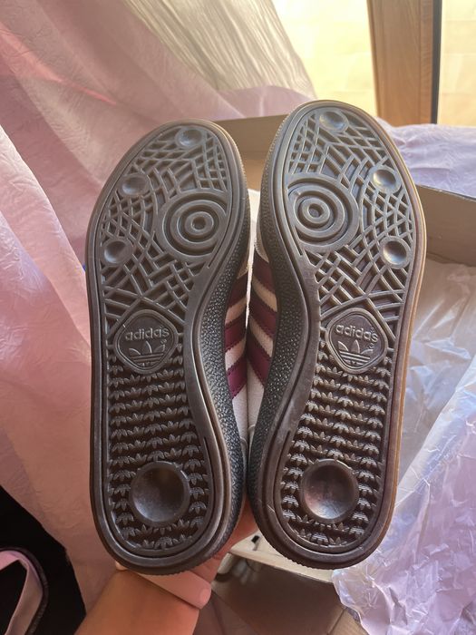 Sapatilhas adidas spezial bordo e bege tamanho 40