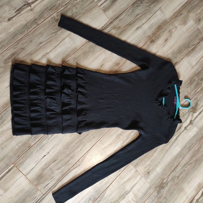 Тепла сукня в рубчик 48 -50 розмір гарний склад тканини