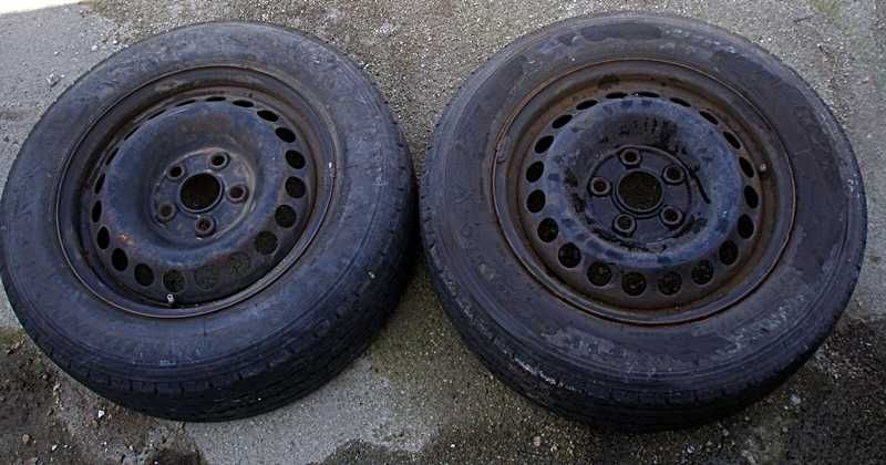 4 x VW T5 Ferro Jantes 16/s 2 em Pneus 205/65/16C