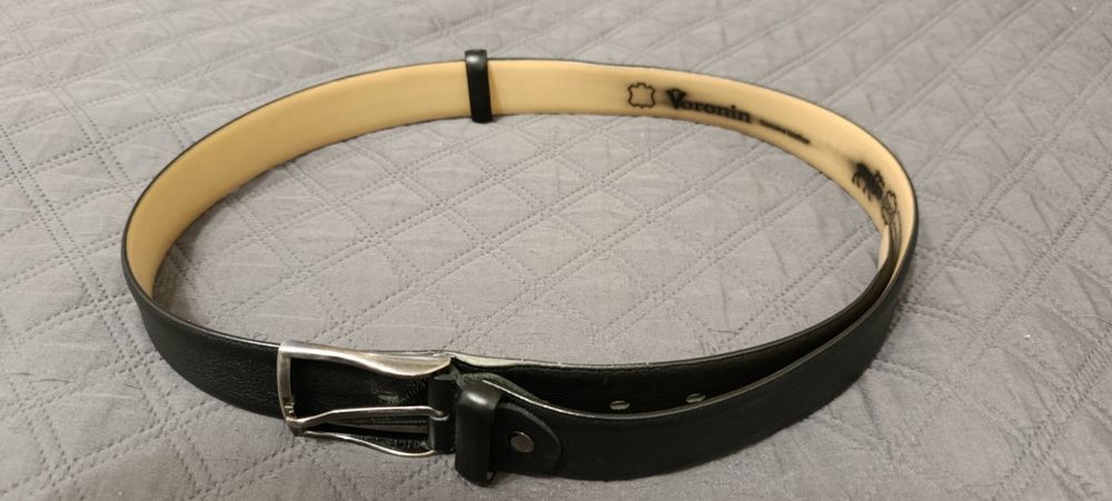 Пояс кожаный мужской