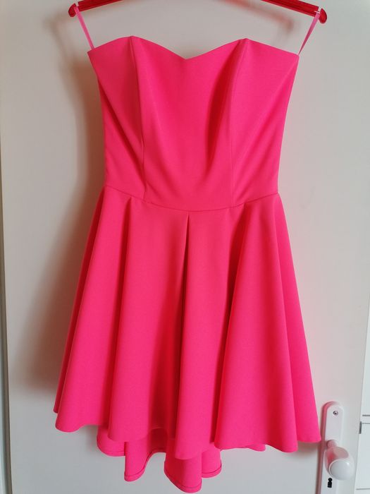 Sukienka różowa AGNES