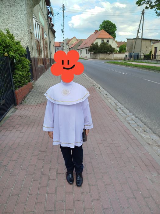 Alba komunijna dla chłopca