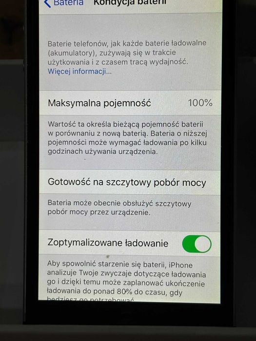 IPhone SE Oryginalna ładowarka 1 właściciel 2018