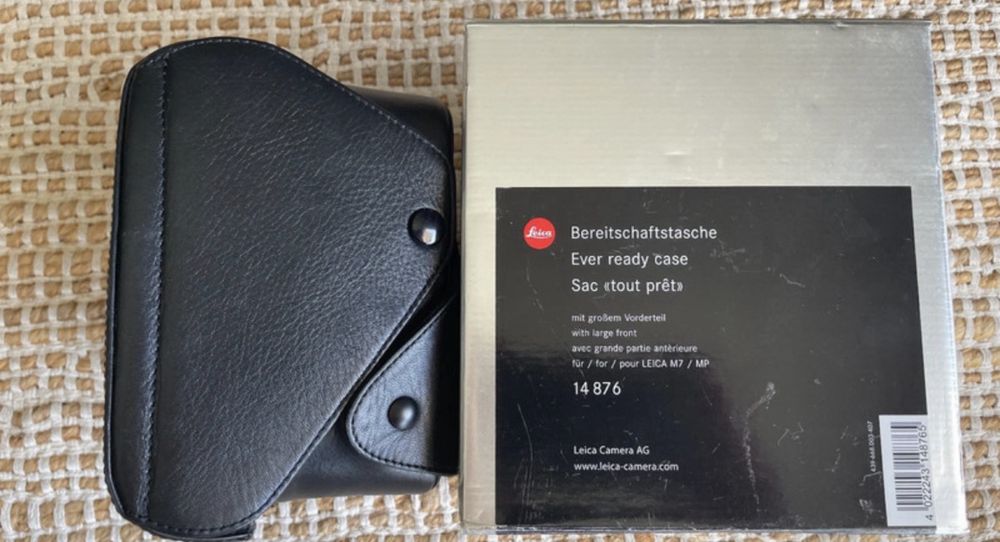 Bolsa Pele Original Leica 14876 Ever-Ready Case (M7 / MP / M6) – Com Caixa