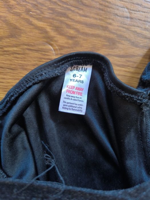 Сукня на Хеллоуїн на 6-7 років з 3D картинкою