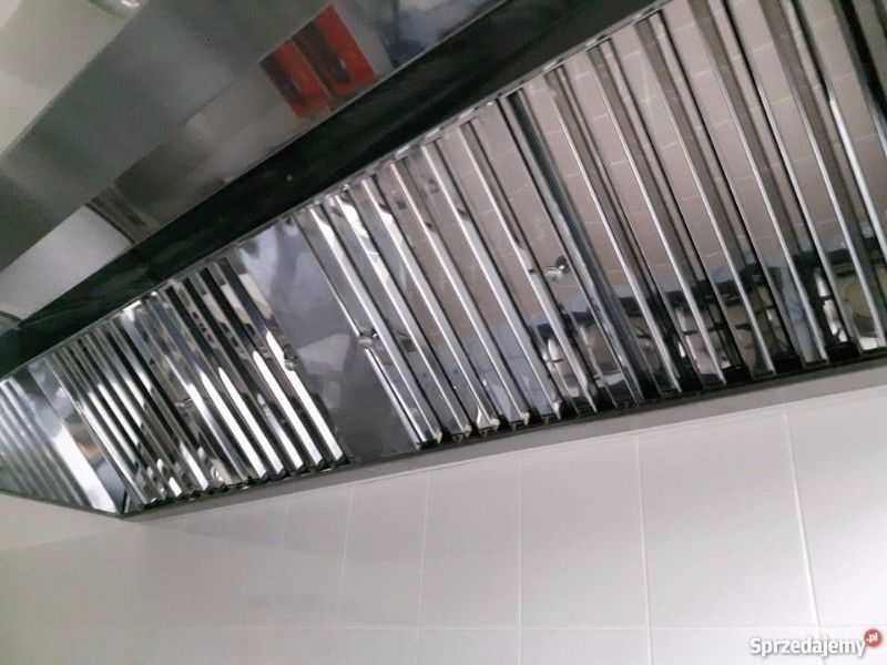 PRODUCENT! Okap gastronomiczny 120 cm x 70 cm WYCIĄG 350 m3/h GWARANCJA