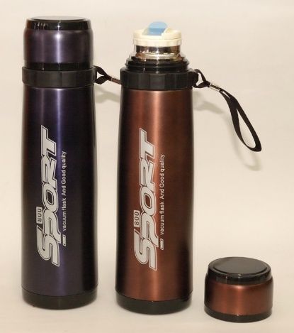 Термос 600 мл, термокружка, термочашка SPORT WB-213, нержавіюча сталь