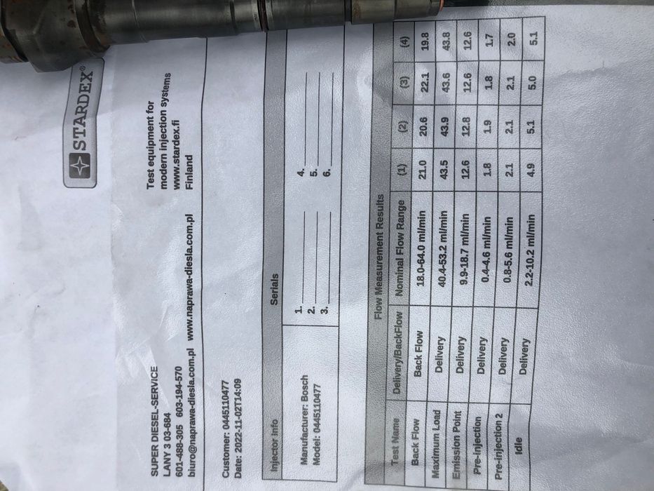 Форсунки тнвд рампа 04L130277E 04L130277AK Шкода Октавія А7