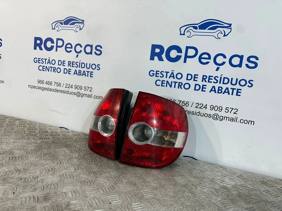 Conjunto Farolins Tras Traseiro Esquerdo Direito Original Volkswagen