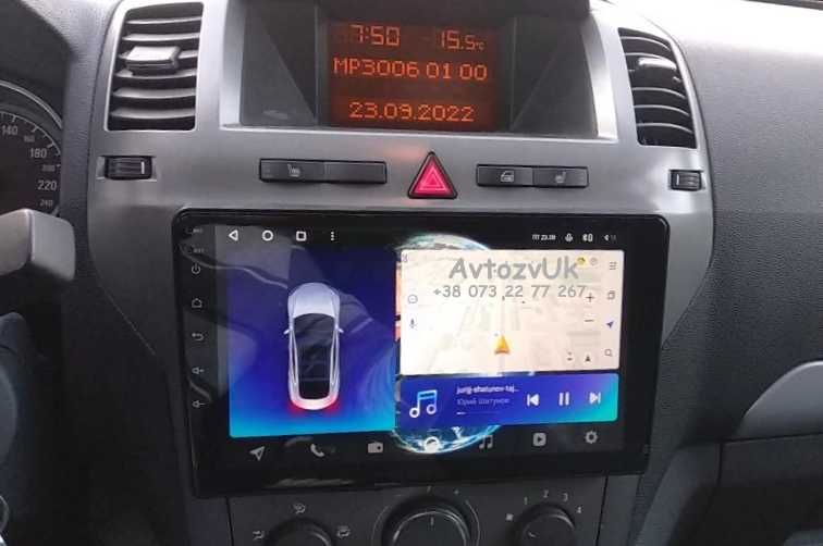 Магнітола ZAFIRA B C Opel ASTRA H G VECTRA C MERIVA CarPlay Андроїд 16