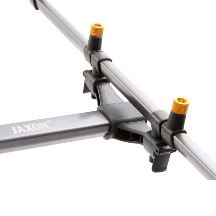 Solidne STANOWISKO KARPIOWE wędkarskie JAXON stojak ROD POD 4x wędki