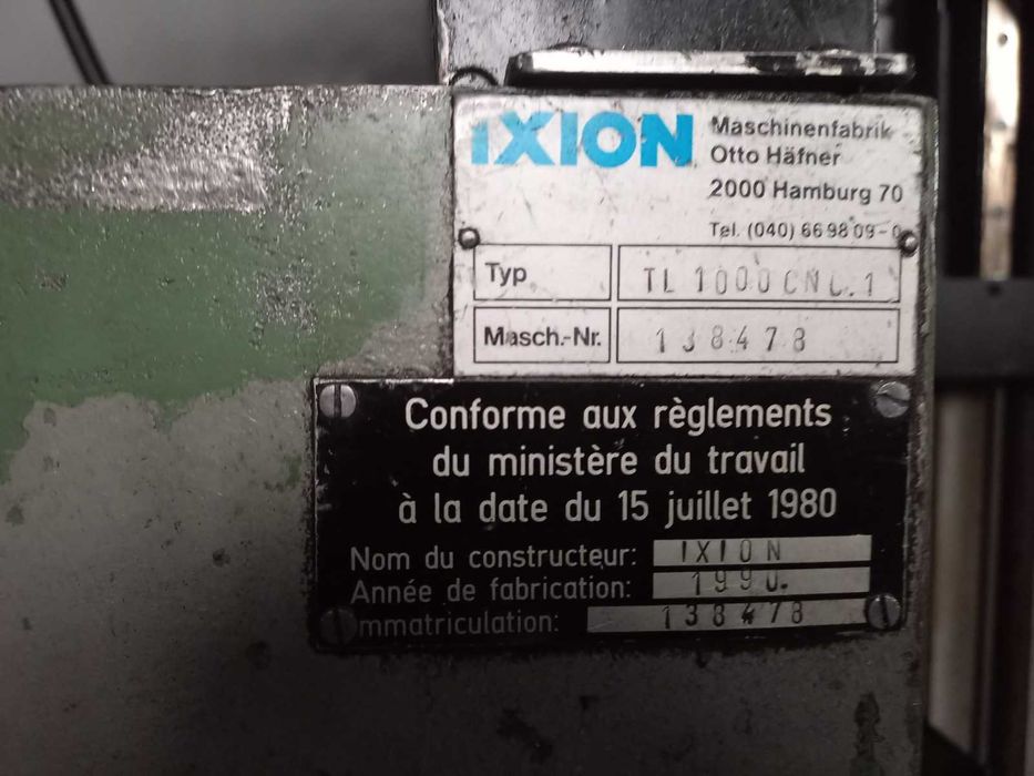 Ixion TL 1000 CNC 1                -               Preço: Sob Consulta