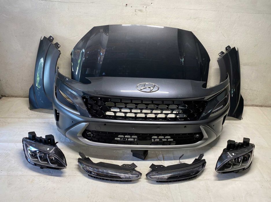 Hyundai Kona Electric Hybrid бампер разборка рестайлинг