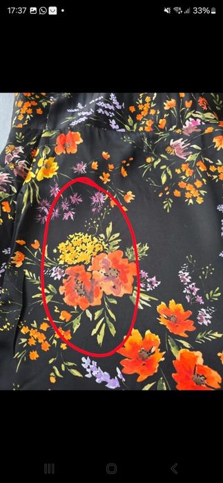 Nowa spódniczka kopertowa Cara Laurella, one size, 100% wiskoza