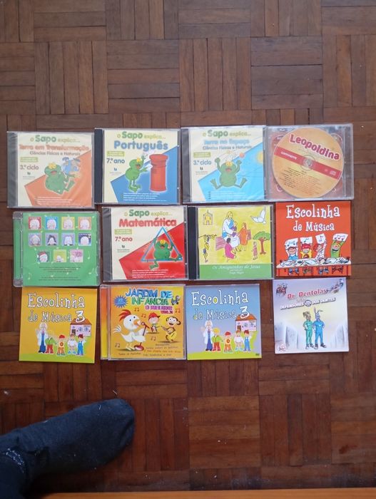 CD novos e usados 2€ cada