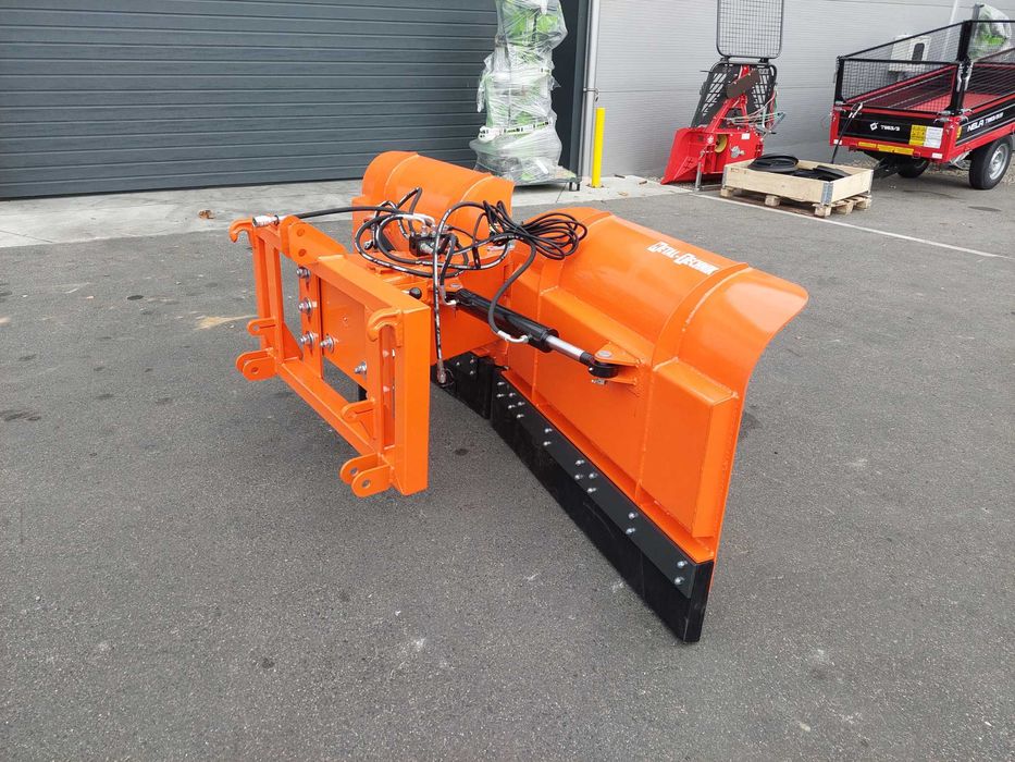 Pług Strzałkowy Metal-Technik 2,6 m-Lemiesz Gumowy - Kopiowanie terenu